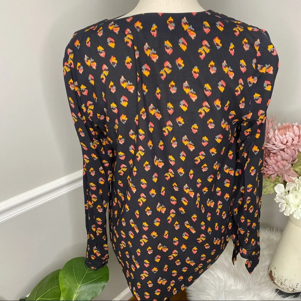 Anthropologie See U Soon Floral Long Sleeve Blouse - Picture 5 of 7